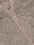 Kombinezon 100% wełny merino Teddy z podszewką - Camel Melange / HUTTEliHUT
