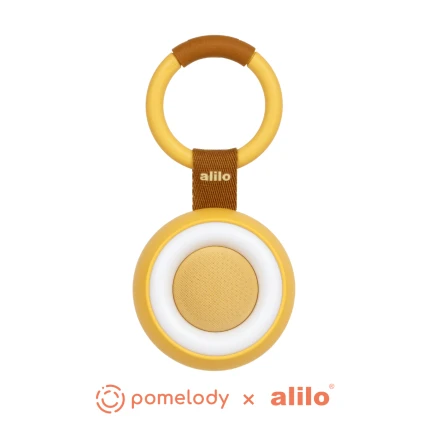 Alilo CocoNap W1 x Pomelody, odtwarzacz MP3 i lampka do karmienia - mango / Alilo
