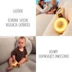 Alilo CocoNap W1 x Pomelody, odtwarzacz MP3 i lampka do karmienia - mango / Alilo