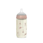 Butelka szklana SX Pro 240 ml, przepływ średni - króliczek różowy / Suavinex
