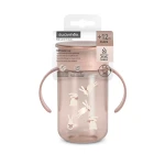 Kubek niekapek 360°, 340 ml - króliczek różowy / Suavinex