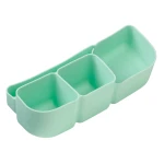 Silikonowy wkład do lunchboxa z przegrodą na sztućce, Forest / b.box