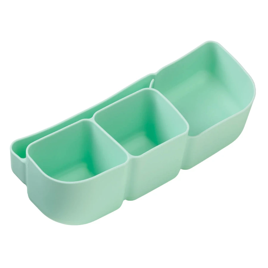 Silikonowy wkład do lunchboxa z przegrodą na sztućce, Forest / b.box