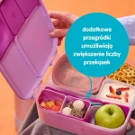 Silikonowy wkład do lunchboxa z przegrodą na sztućce, Forest / b.box