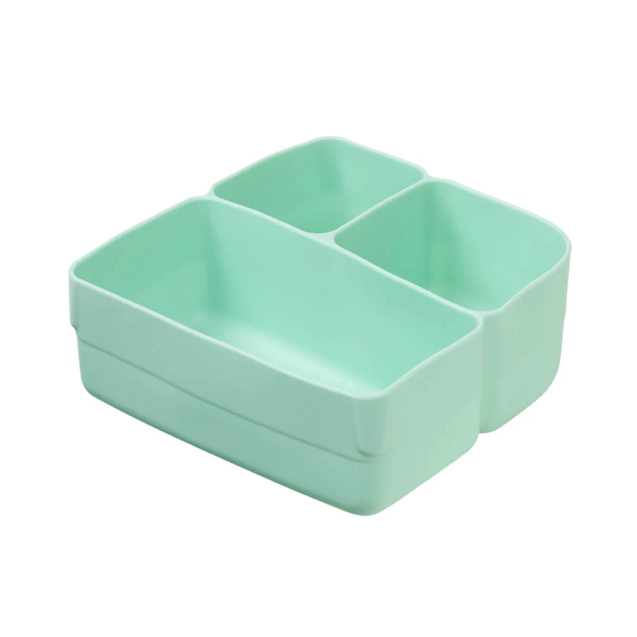 Silikonowy wkład do lunchboxa z dodatkowymi przegródkami, Forest / b.box