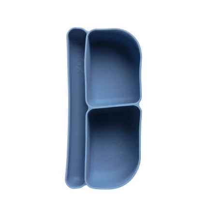 Silikonowy wkład do mini lunchboxa z przegrodą na sztućce, Ocean / b.box