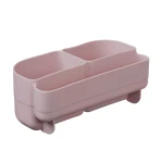 Silikonowy wkład do mini lunchboxa z przegrodą na sztućce, Berry / b.box