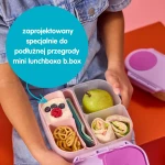 Silikonowy wkład do mini lunchboxa z przegrodą na sztućce, Forest / b.box