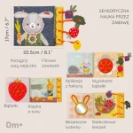Interaktywna książeczka sensoryczna - Ogród, 6m+ / Taf Toys