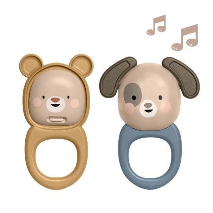 Duet Muzyczny - dzwoneczek i grzechotka, 3m+ / Taf Toys