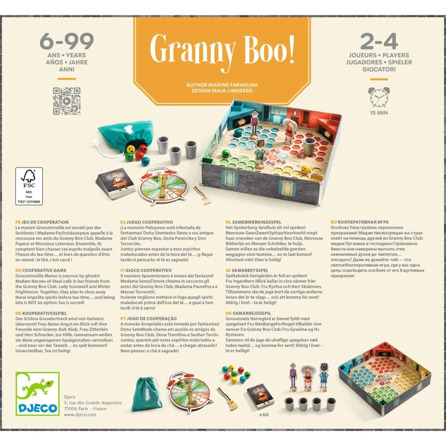 Gra kooperacyjna GRANNY BOO! / Djeco