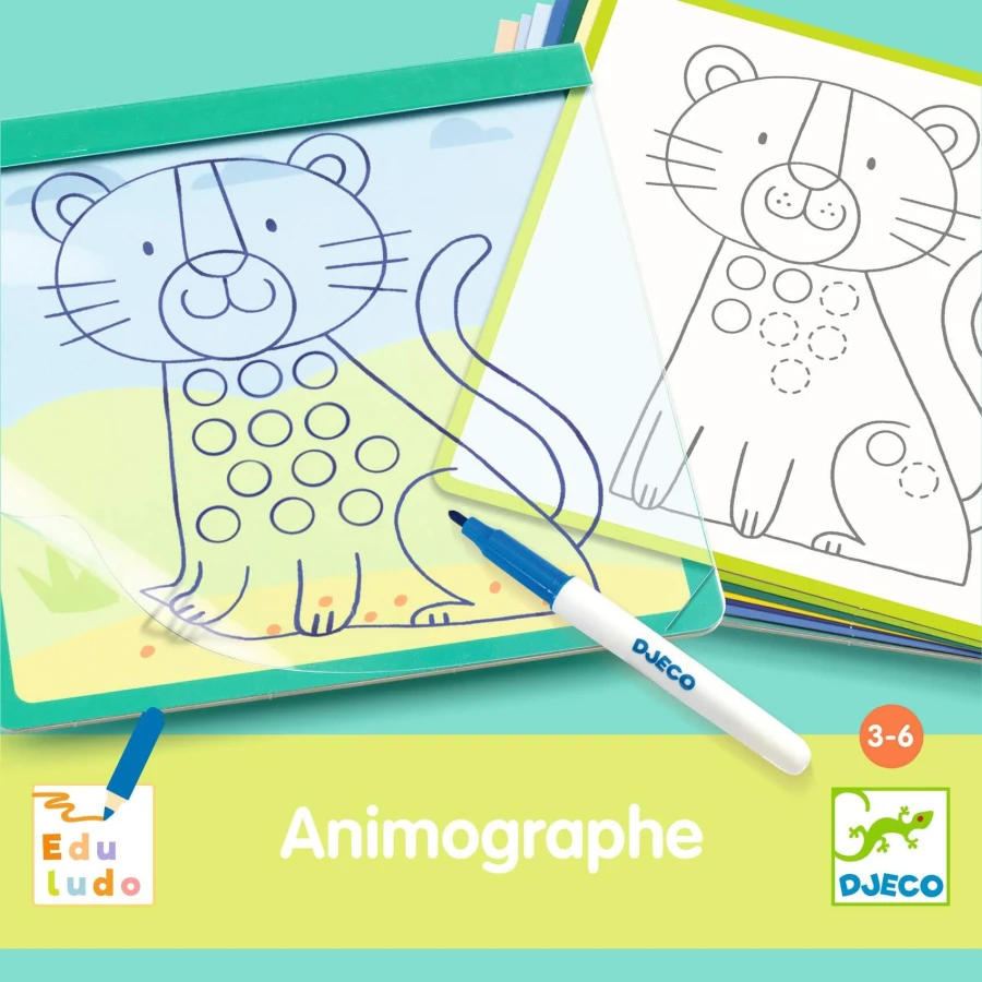 Eduludo - odrysowywanie ANIMOGRAF / Djeco
