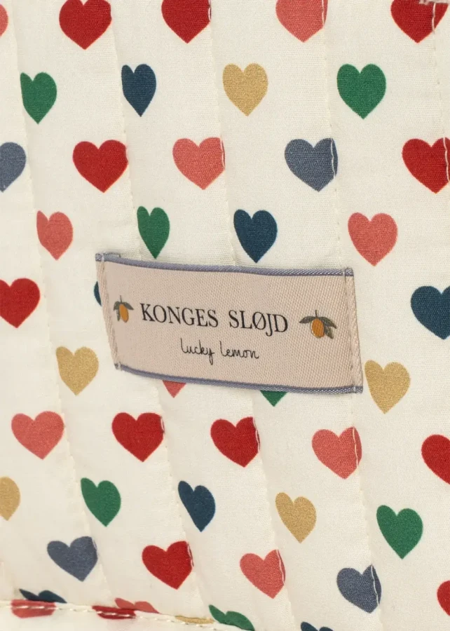 Składane łóżeczko podróżne dla lalek - coeur coloré / Konges Slojd