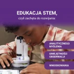 Przenośny Mikroskop Młodego Badacza 250x, 8+ / Science Can