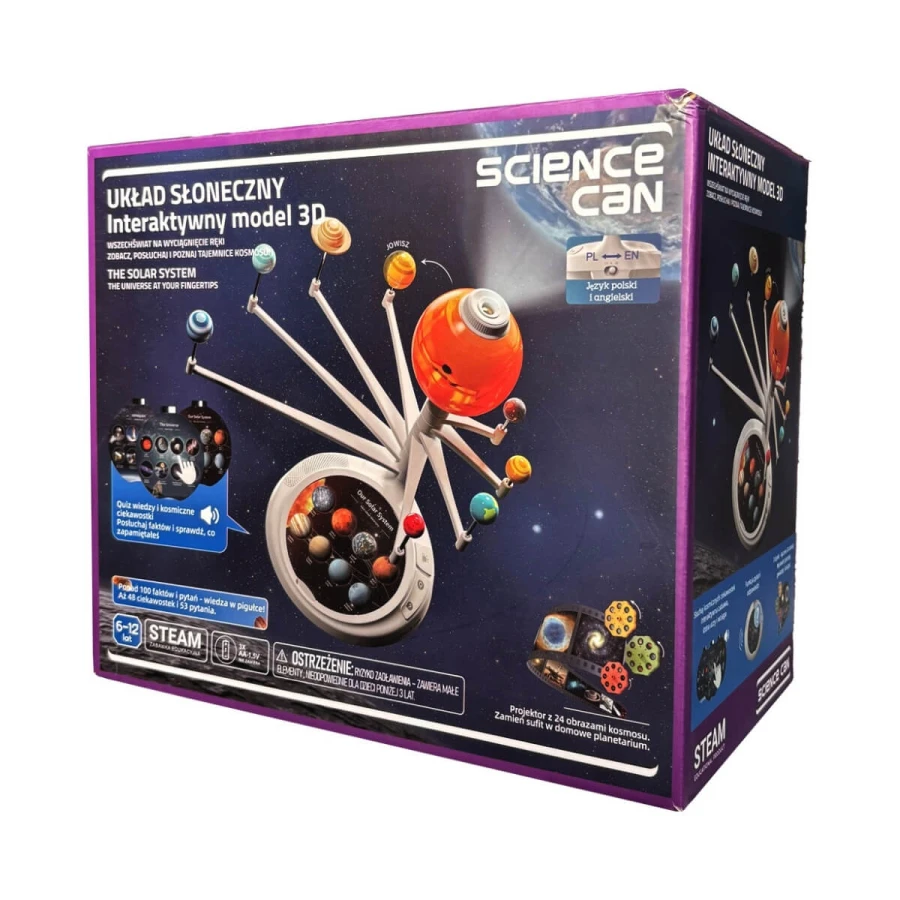 Układ Słoneczny. Interaktywny model 3D, 6+ / Science Can