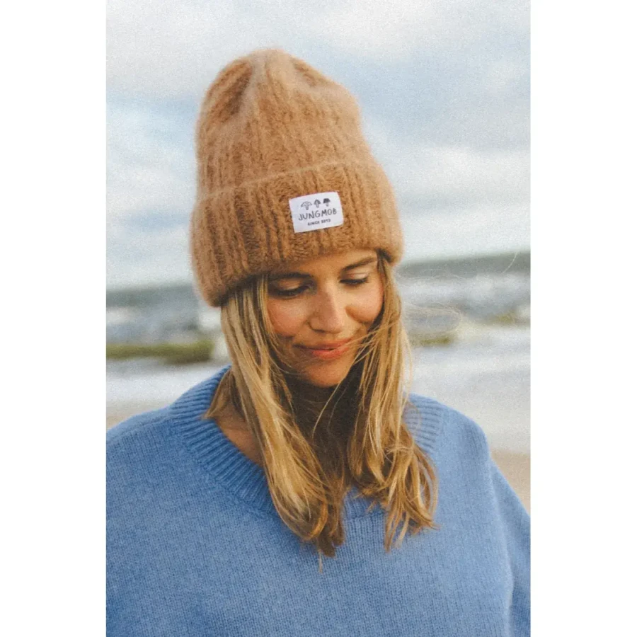 Czapka MOHER FLUFFY - Hazelnut / JUNGMOB