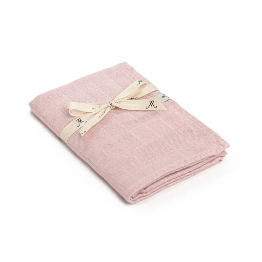 Bambusowa pieluszka muślinowa 60x65 - powder pink / My Memi
