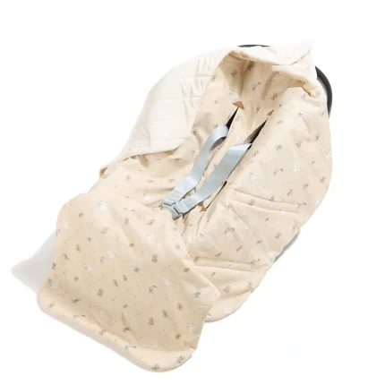 Kocyk do fotelika samochodowego MULTI - BEBE MIGNON VANILLA / La Millou