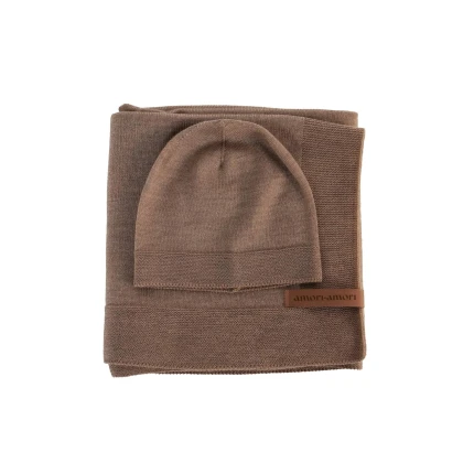 Zestaw merino Cozy - cynamonowy / amori amori