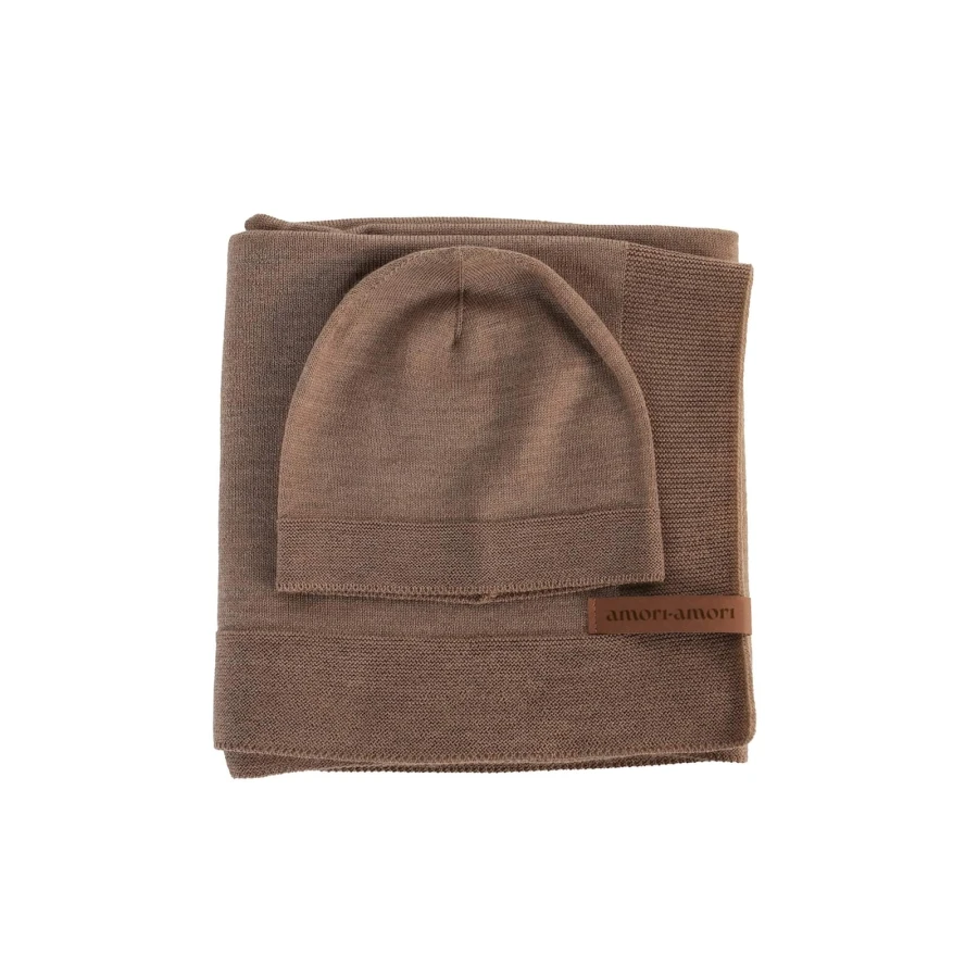 Zestaw merino Cozy - cynamonowy / amori amori