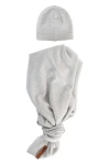 Zestaw merino Cozy - beżowo-szary / amori amori