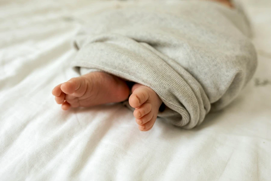 Zestaw merino Cozy - beżowo-szary / amori amori