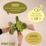 Pluszowa bransoletka Slap Dinozaur Podcoll / Histoire d'Ours