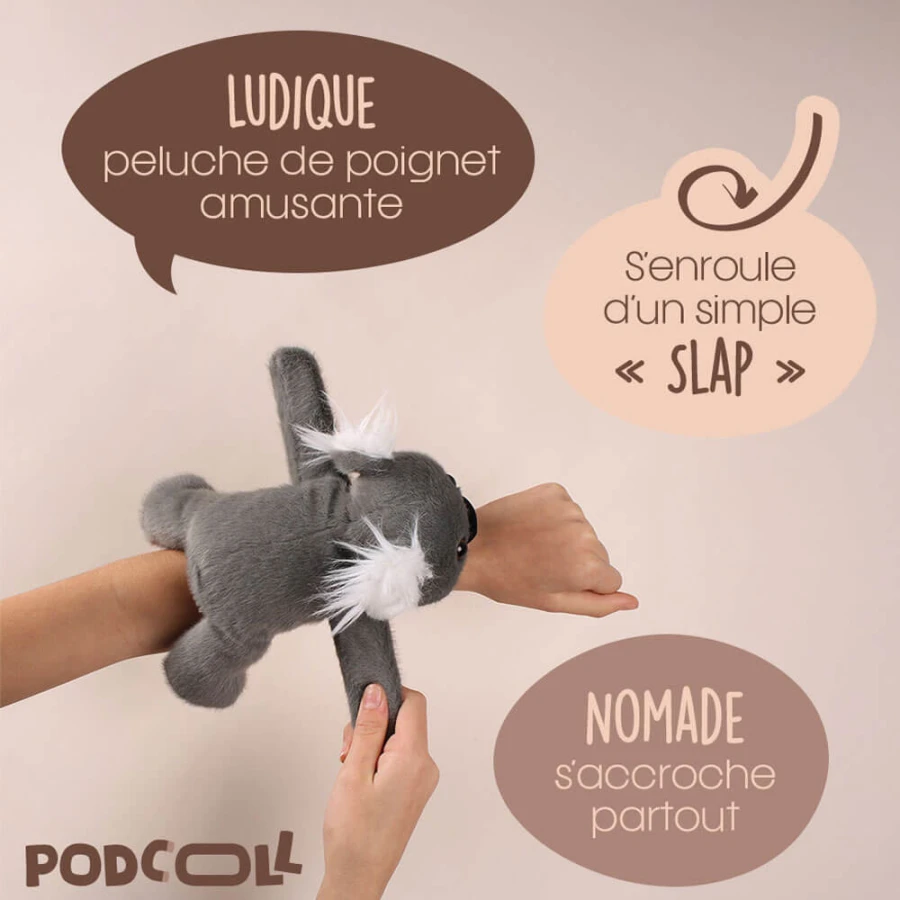 Pluszowa bransoletka Slap Koala Podcoll / Histoire d'Ours