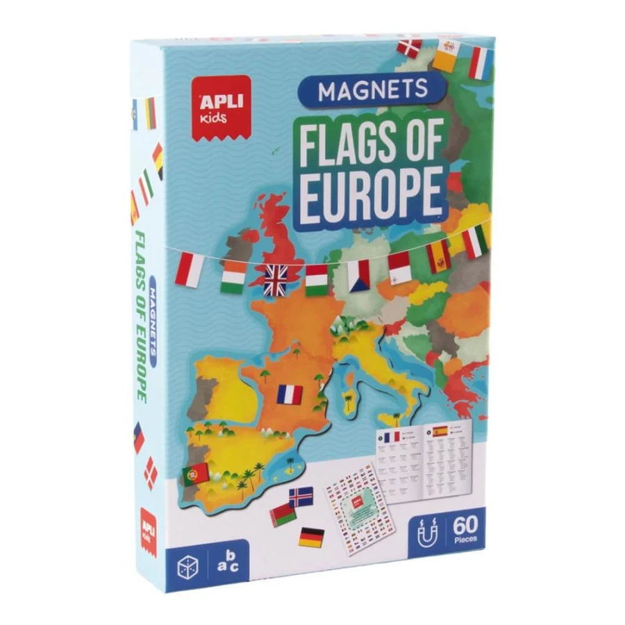 Magnetyczna układanka - Flagi Europy / Apli Kids