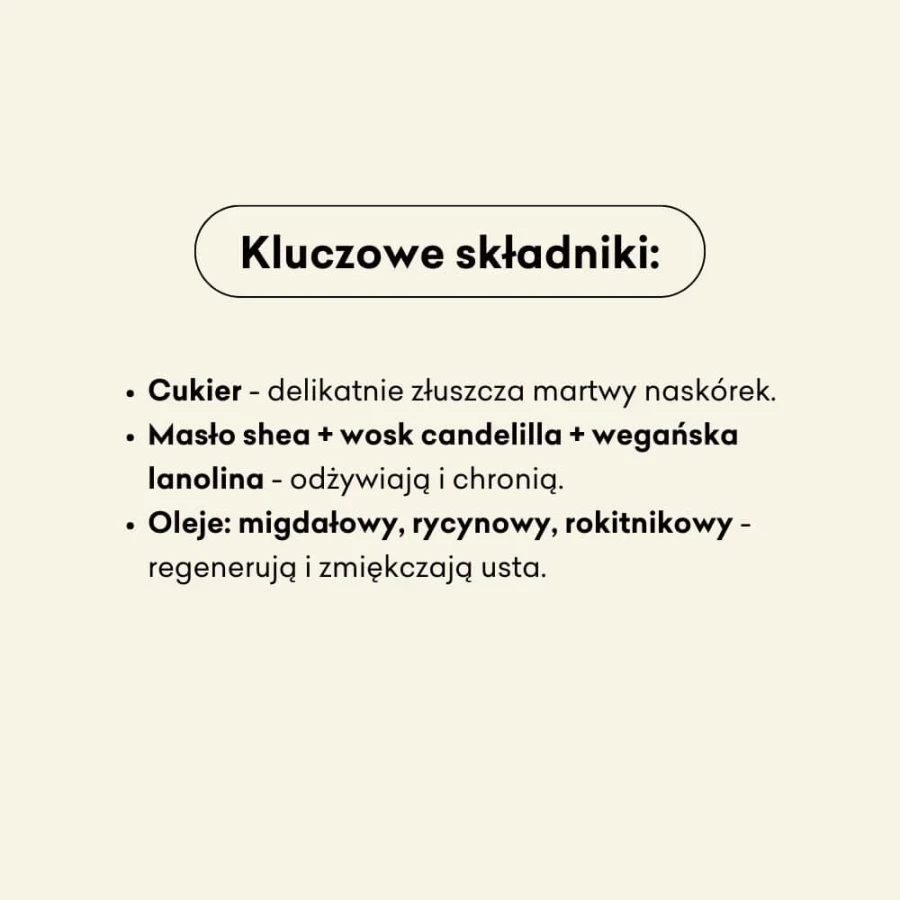 Gorzka Pomarańcza - peeling do ust, 15ml / Mydlarnia Cztery Szpaki
