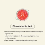 Okrągła puszka na szampon, odżywkę, granatowo - różowa / Mydlarnia Cztery Szpaki