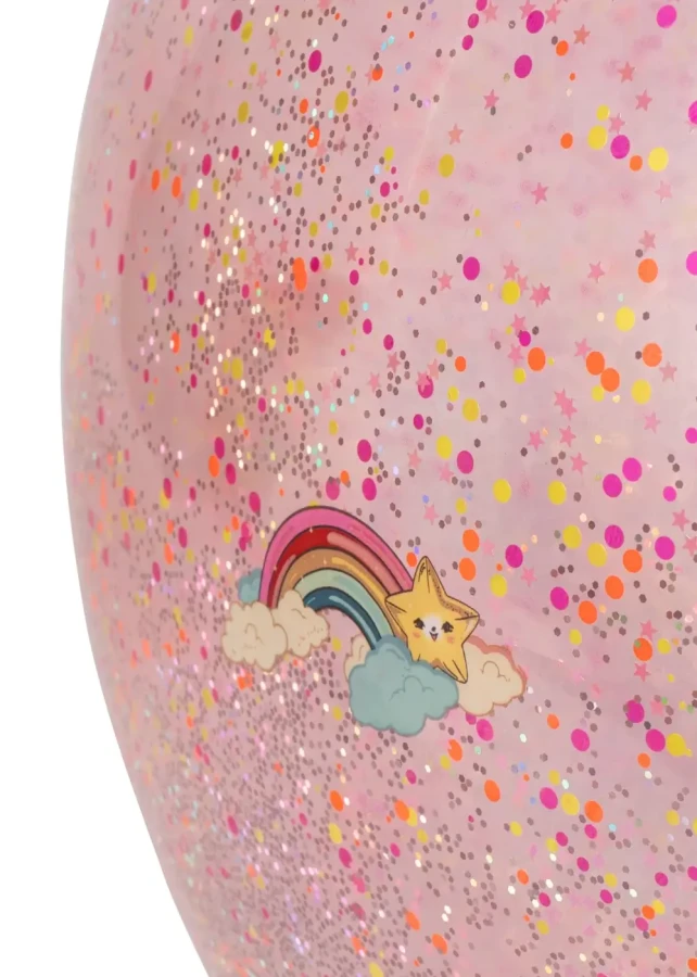 Brokatowa piłka do skakania - rainbow / Konges Slojd