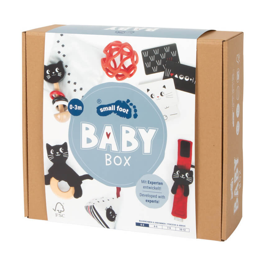 Zestaw prezentowy Baby box 0-3 miesiące / Small Foot
