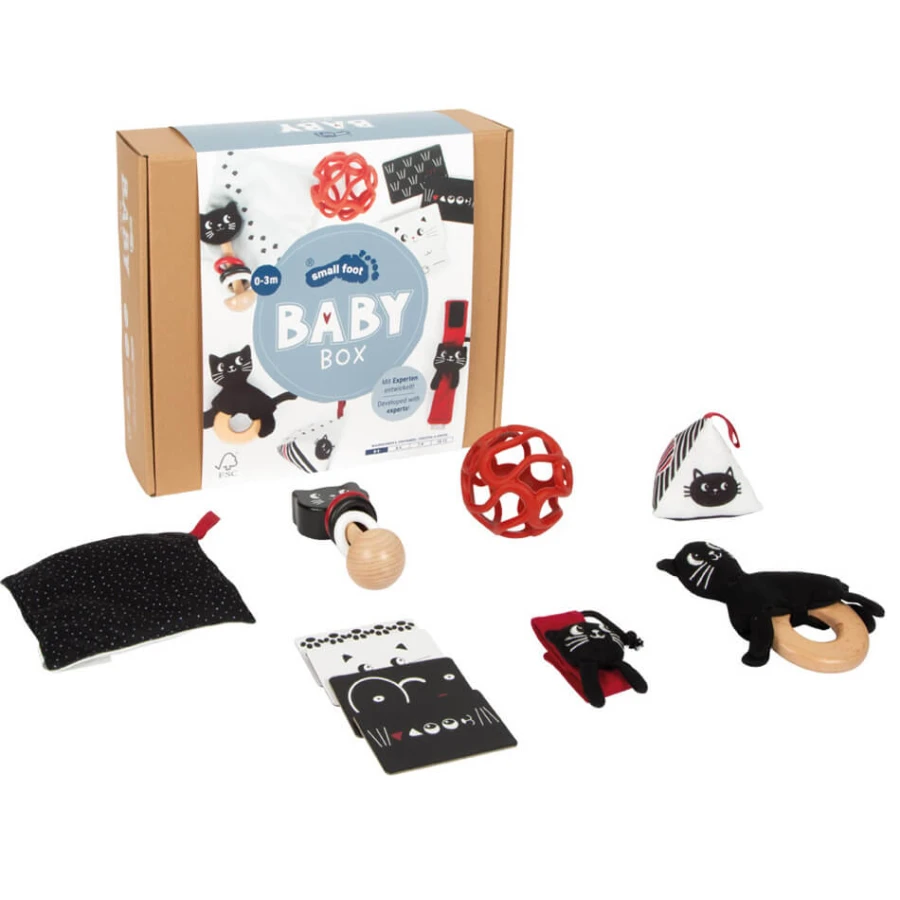 Zestaw prezentowy Baby box 0-3 miesiące / Small Foot