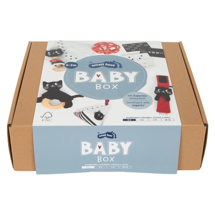 Zestaw prezentowy Baby box 0-3 miesiące / Small Foot