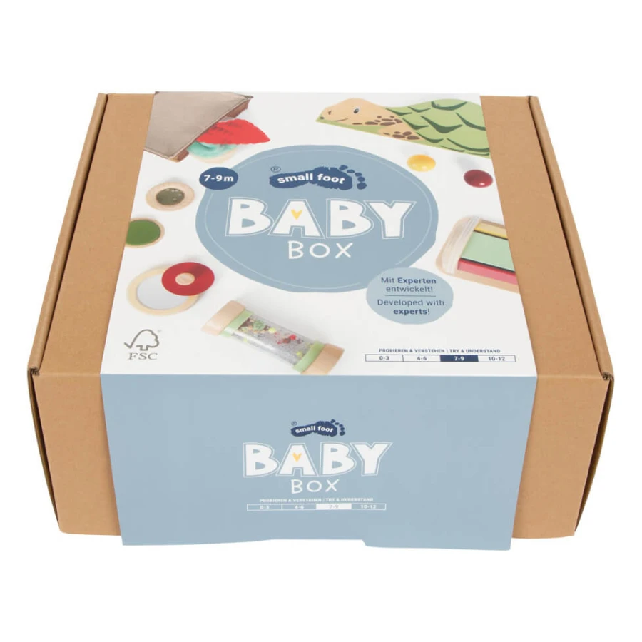 Zestaw prezentowy Baby Box 7-9 miesięcy / Small Foot