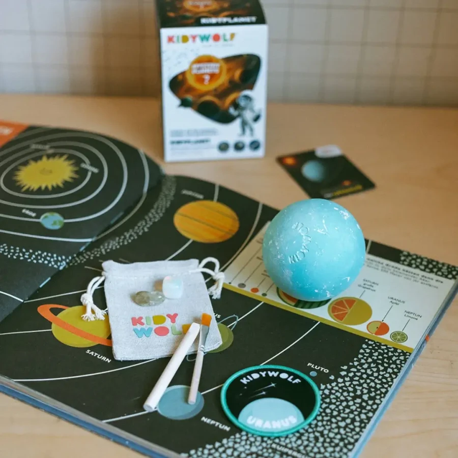 Zestaw do odkrywania planet i kamieni szlachetnych KIDYPLANET / Kidywolf
