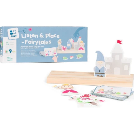 Gra edukacyjna Baśniowe opowieści - słuchaj i układaj, 4+ / BS Toys