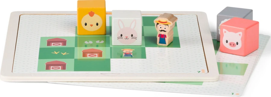Gra logiczna Farmer i zagroda, 6+ / BS Toys