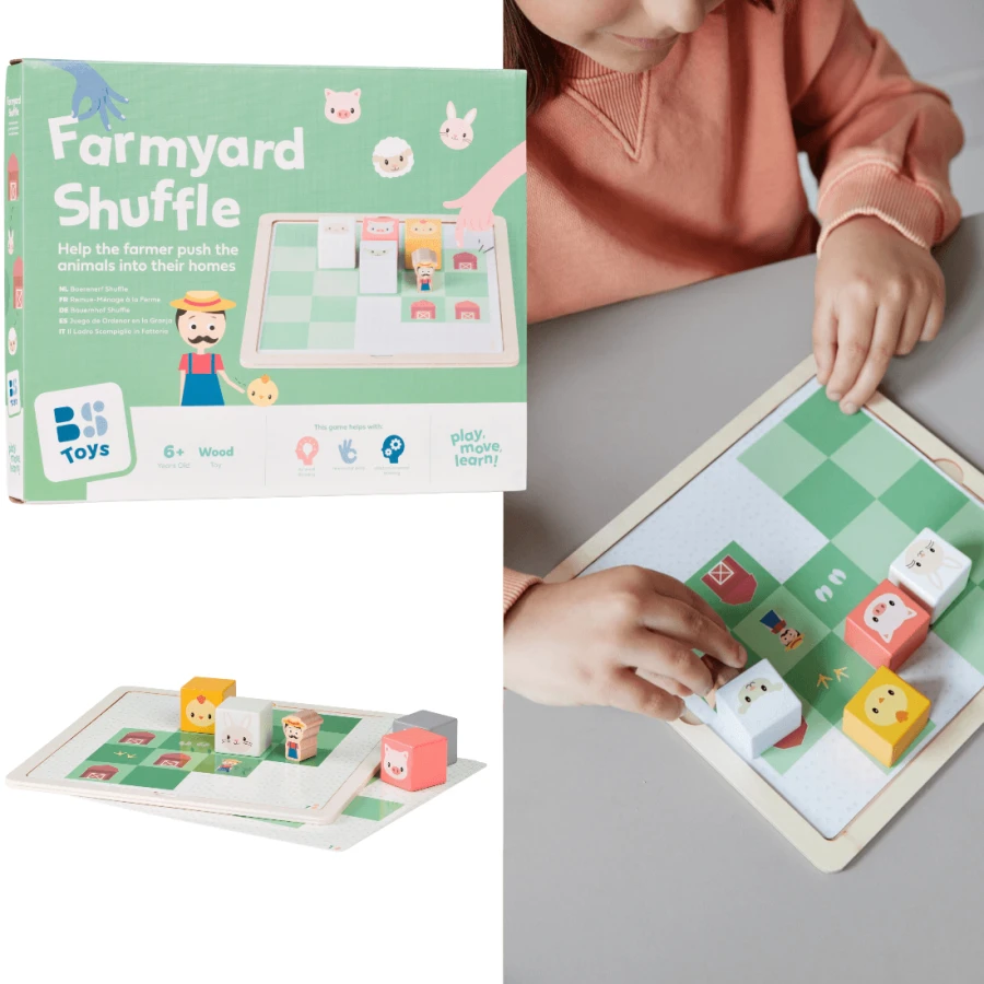 Gra logiczna Farmer i zagroda, 6+ / BS Toys