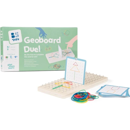 Gra edukacyjna Geoplan, wyścig na planszy, 4+ / BS Toys