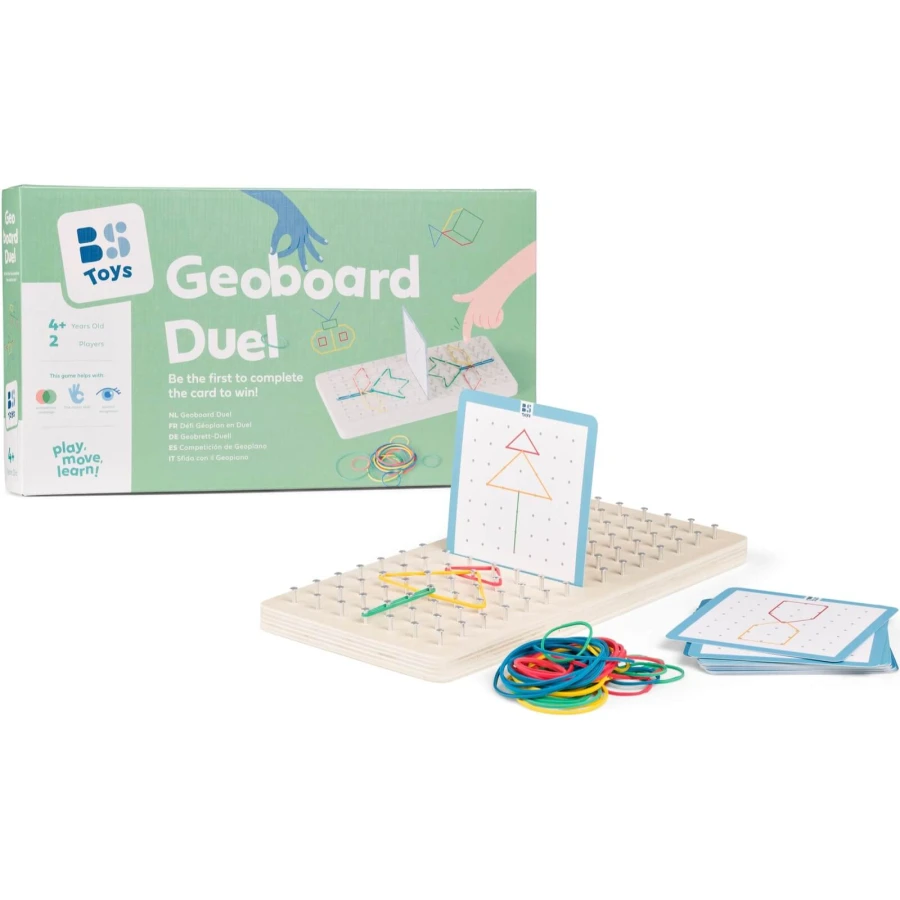 Gra edukacyjna Geoplan, wyścig na planszy, 4+ / BS Toys