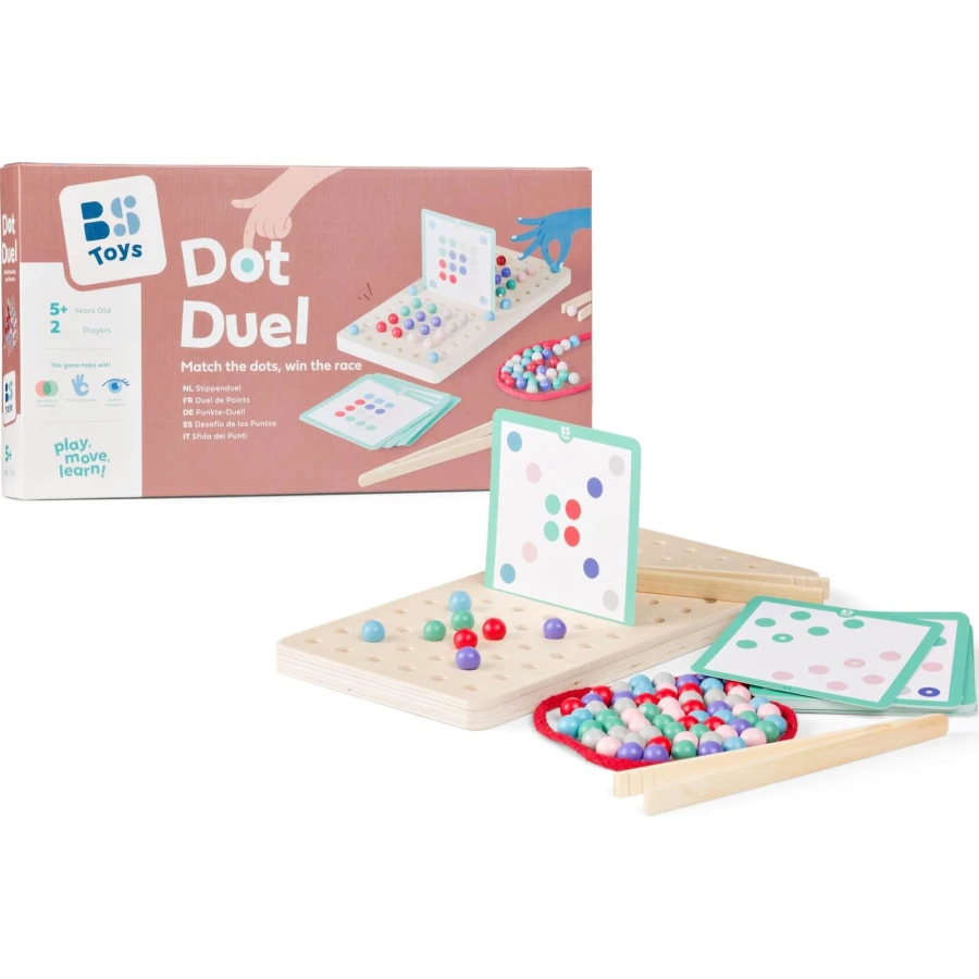 Gra edukacyjna Pojedynek Kropek 5+ / BS Toys