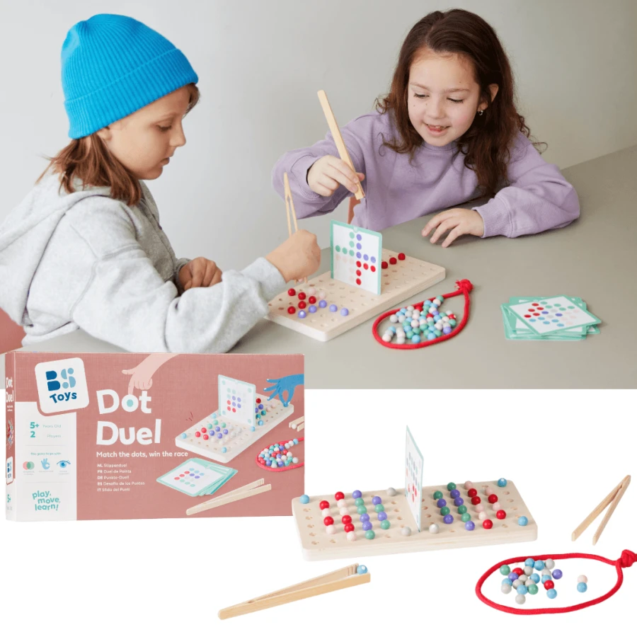Gra edukacyjna Pojedynek Kropek 5+ / BS Toys