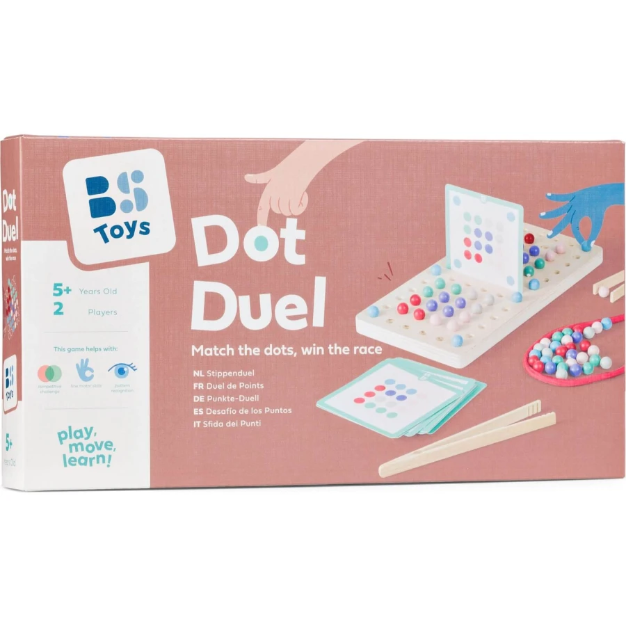 Gra edukacyjna Pojedynek Kropek 5+ / BS Toys
