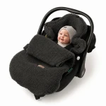 Śpiworek wełniany Mini Nevada 0-18m - anthracite / Zaffiro