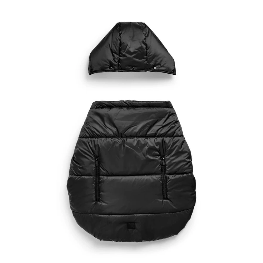 Otulacz 2w1 do nosidełka lub wózka, Cosy Cover - Black / Elodie Details