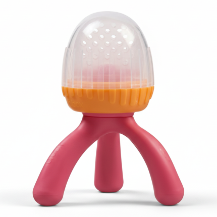 Gryzak silikonowy do podawania pokarmu - Strawberry Shake / b.box