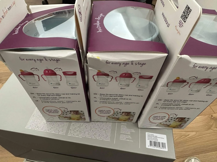 USZKODZONE OPAKOWANIE: Kubek treningowy 240ml, Błękitny / b.box