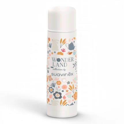 USZKODZONE OPAKOWANIE: Termos na napoje 500 ml Wonderland - beżowy liberty / Suavinex
